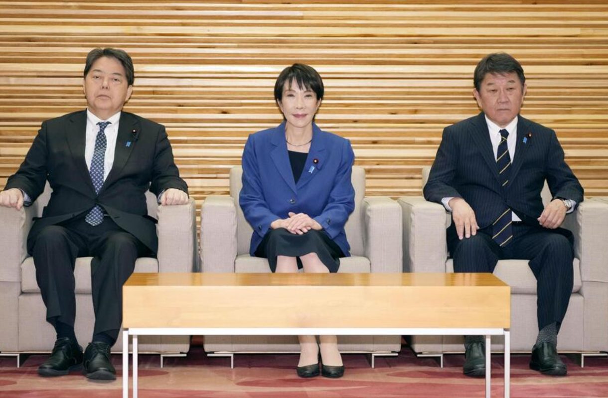 高市首相官邸での記者会見