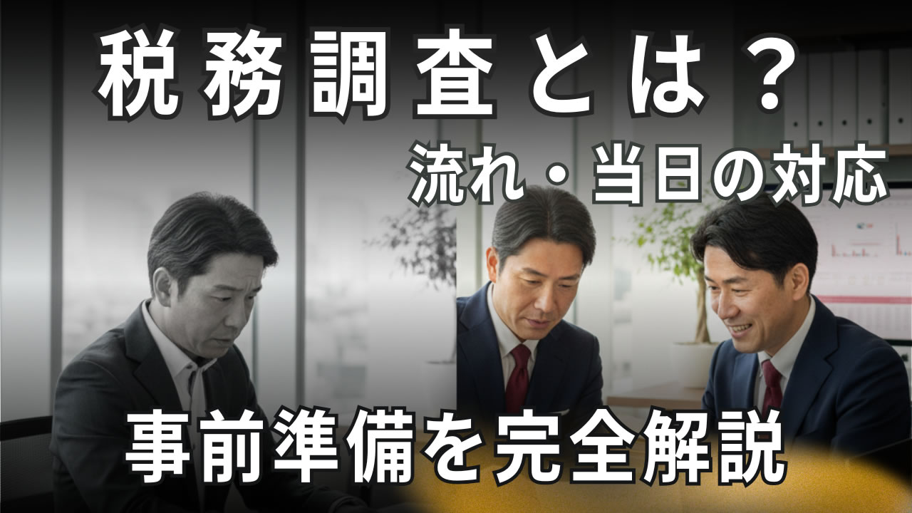 左：税務調査通知を受けて一人で不安そうに書類を見る中小企業経営者（モノクロ）、右：税理士と並んで落ち着いた表情で書類を確認している経営者（カラー）のビフォーアフターイメージ｜寺田税理士・社会保険労務士事務所(社労士法人フォーグッド)