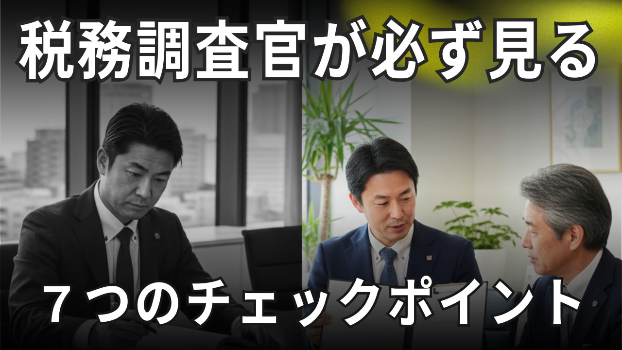 税務調査で必ず指摘される7つのポイントと事前対策のイメージ｜寺田税理士・社会保険労務士事務所(社労士法人フォーグッド)