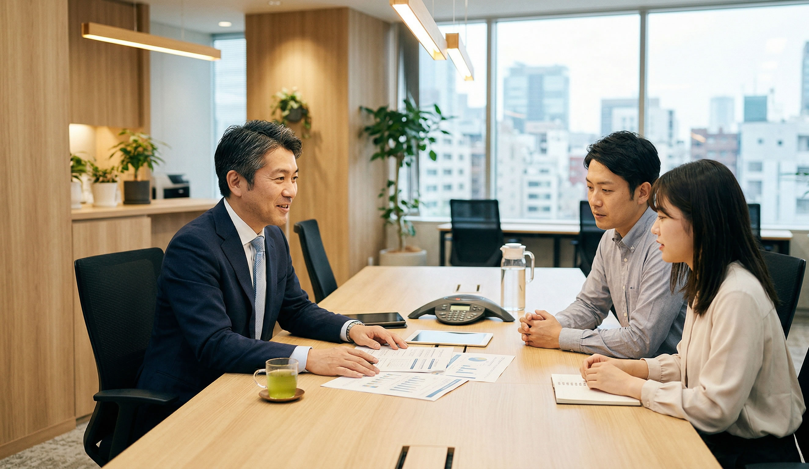 特定親族特別控除の仕組みを説明する税理士と家族のイメージ